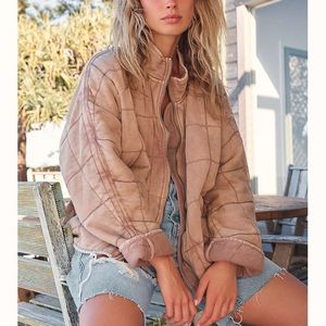 Free people Dolman quilted jacket